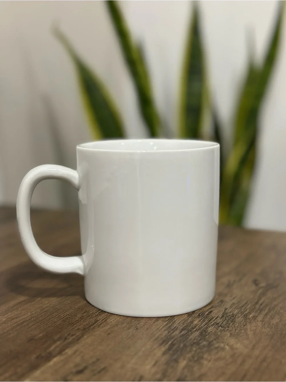 Initial “A” White & Gold Monogram Ceramic Coffee Mug | Alphabet Letter Cup